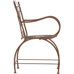 Fauteuil Sheela, marron antique