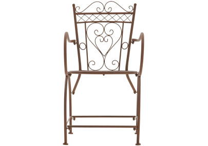 Silla de Exterior Sheela Marrón antiguo