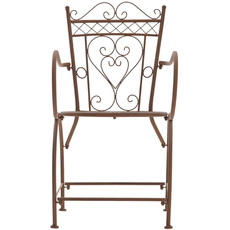 Fauteuil Sheela, marron antique