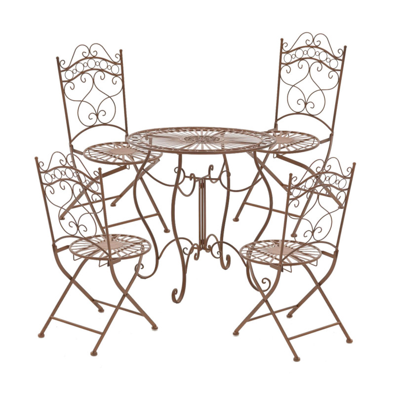 Chaise Kiran, marron antique