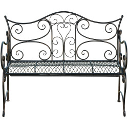 Banc de jardin Tara, bronze
