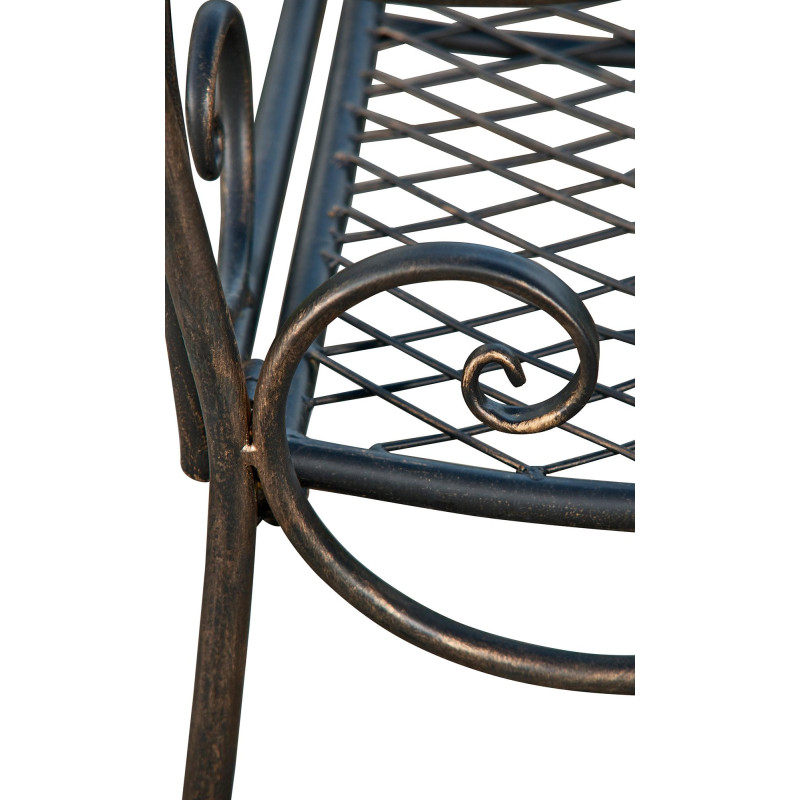 Banc de jardin Tara, bronze