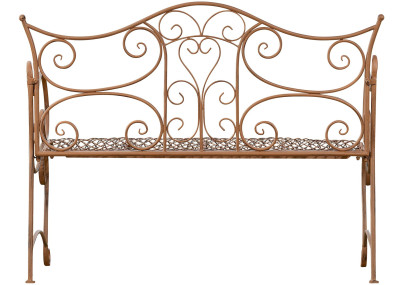 Banc de jardin Tara, brun antique