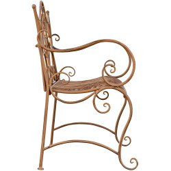 Banc de jardin Tara, brun antique