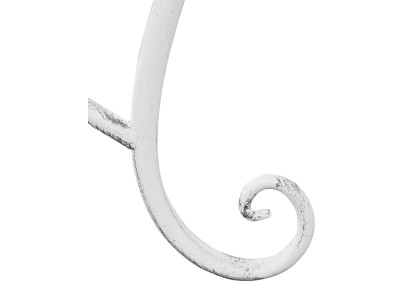 Banc de jardin Tara, blanc antique