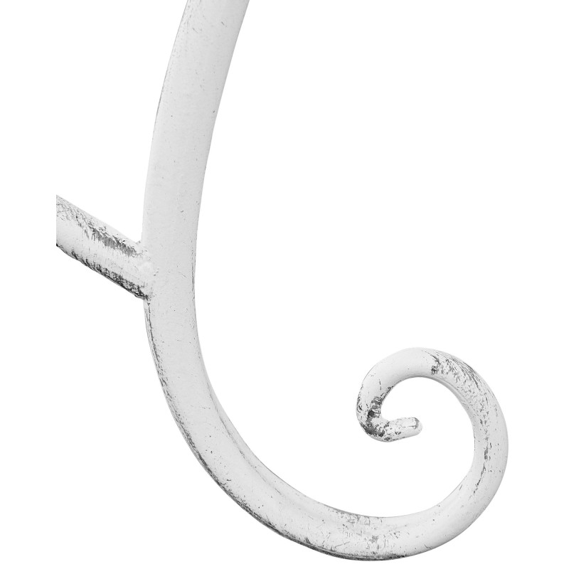 Banc de jardin Tara, blanc antique