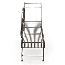 Banc de jardin en bronze Karma