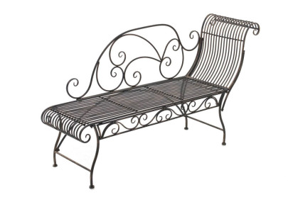 Banc de jardin en bronze Karma
