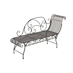 Banc de jardin en bronze Karma