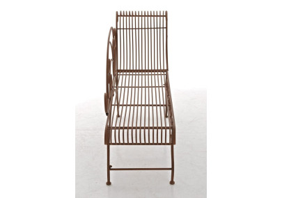 Banc de jardin Karma, marron antique