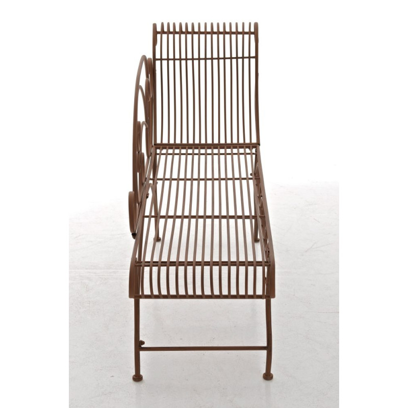Banc de jardin Karma, marron antique