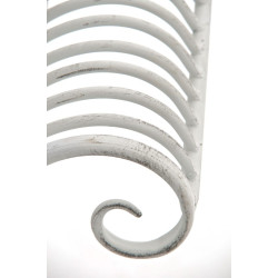 Panchina da Giardino Karma in Metallo bianco antico