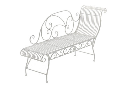 Tumbona de Jardin Karma Blanco antiguo