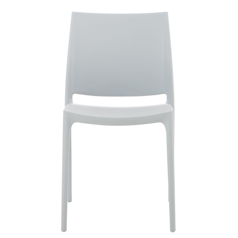 Chaise Maya, gris clair