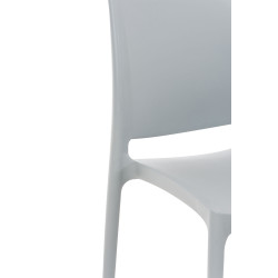 Chaise Maya, gris clair