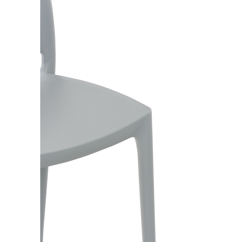 Silla Apilable Maya Gris claro