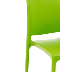 Sedia outdoor Maya impilabile verde