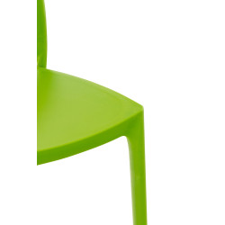 Sedia outdoor Maya impilabile verde