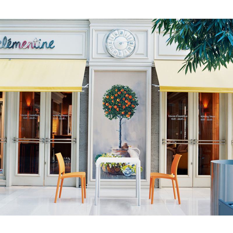 Sedia outdoor Maya impilabile verde