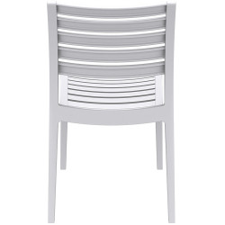 Silla de Jardín Apilable ARES Blanco