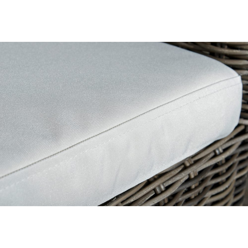 Chaise Fontana / Saint Marlo Crème blanc 5 mm gris chiné