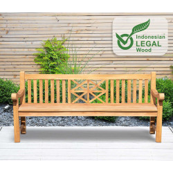 Banco de teca Florida Teca,200 cm