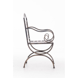 Sedia da Giardino Lotta in Ferro bronzo