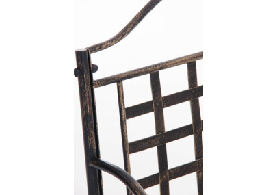 Sedia da Giardino Lotta in Ferro bronzo