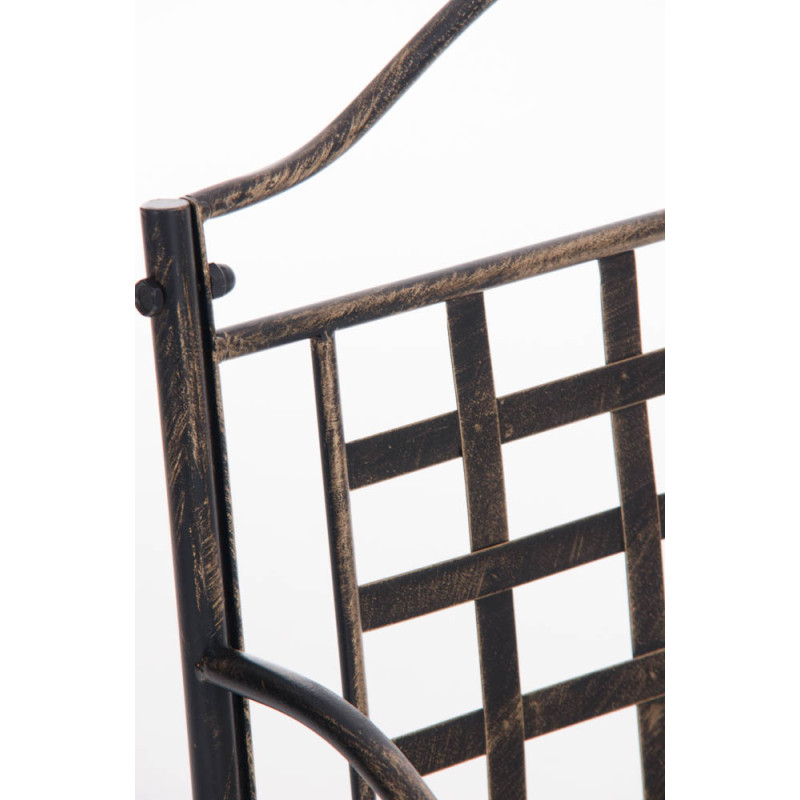 Sedia da Giardino Lotta in Ferro bronzo