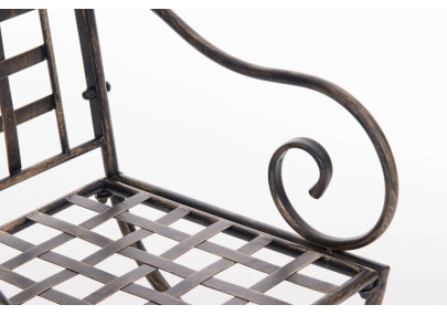 Sedia da Giardino Lotta in Ferro bronzo