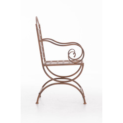 Chaise Lotta, marron antique