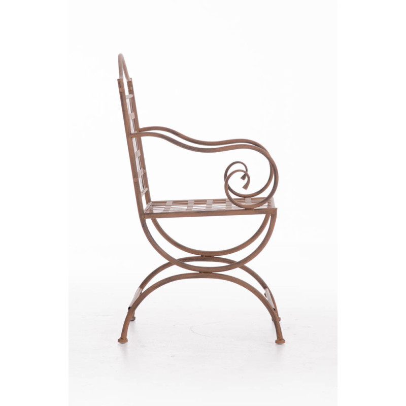 Chaise Lotta, marron antique