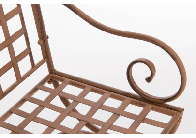 Chaise Lotta, marron antique