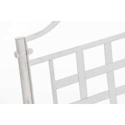 Sedia da Giardino Lotta in Ferro bianco antico