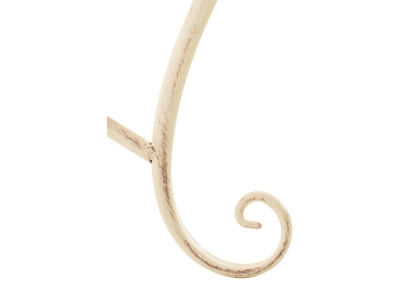 Banc de jardin Tara, crème antique