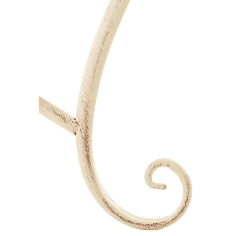 Banc de jardin Tara, crème antique