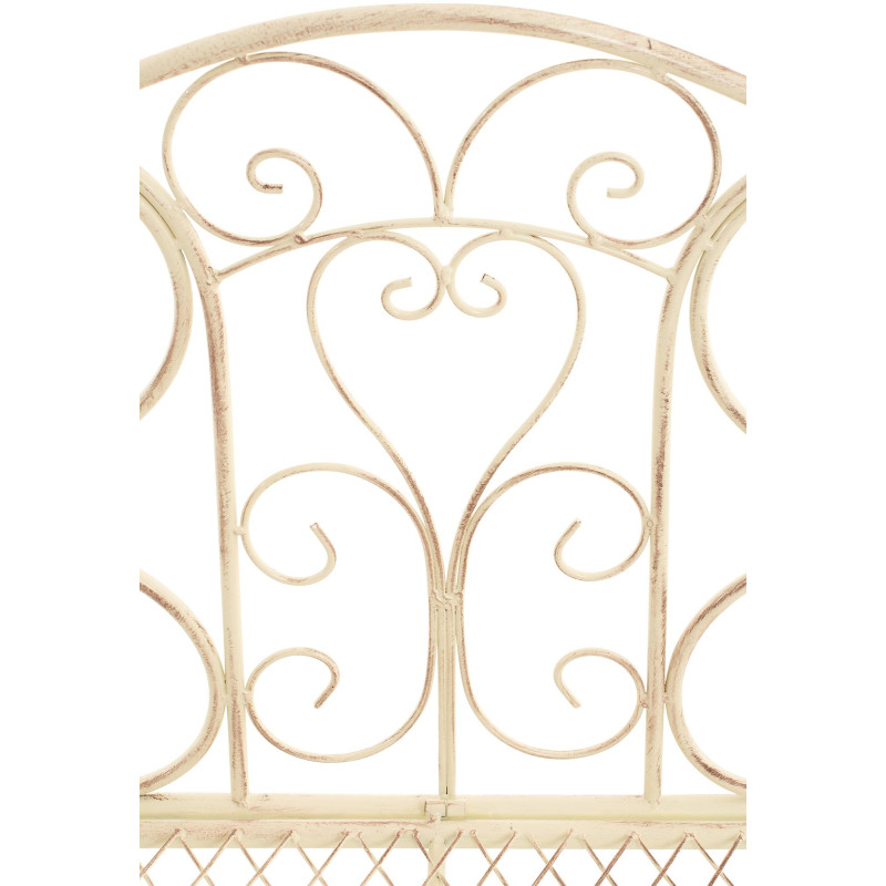 Banc de jardin Tara, crème antique
