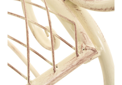 Banc de jardin Tara, crème antique