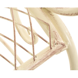 Banc de jardin Tara, crème antique