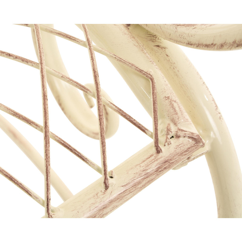 Banc de jardin Tara, crème antique