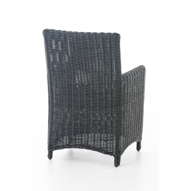 Chaise Fontana / Saint Marlo crème blanc 5 mm noir