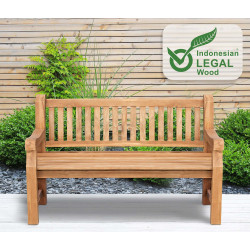 Banc en teck Jackson V2 150 cm