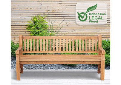Banc en teck Jackson V2 200 cm