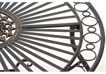 Set da Giardino Indra Tavolo + 2 Sedie bronzo