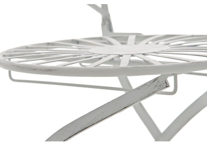 Set da Giardino Indra Tavolo + 2 Sedie bianco antico