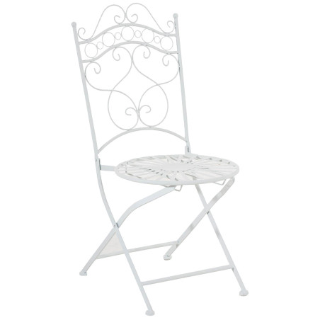 Set da Giardino Indra Tavolo + 2 Sedie bianco