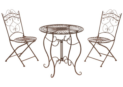 Ensemble de sièges Indra, marron antique