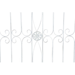 Reja De Jardín Mangold En Metal Blanco antiguo