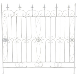 Reja De Jardín Mangold En Metal Blanco antiguo