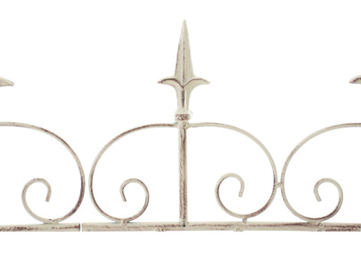 Reja De Jardín Mangold En Metal Crema antiguo